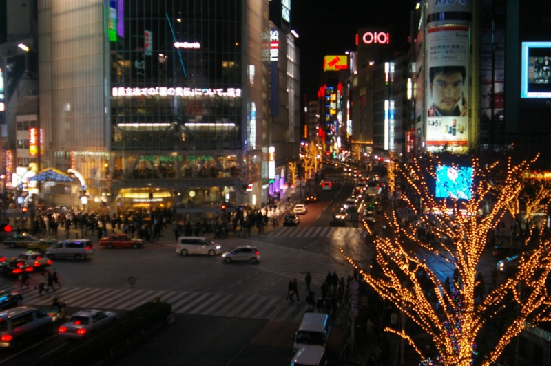 [【sce】夜景][渋谷][ｸﾘｽﾏｽ][Cosina MF 28mm F3.5(MD Mount改]