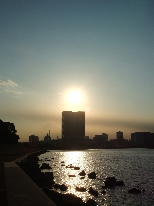 [街撮り][夕景][空撮り]