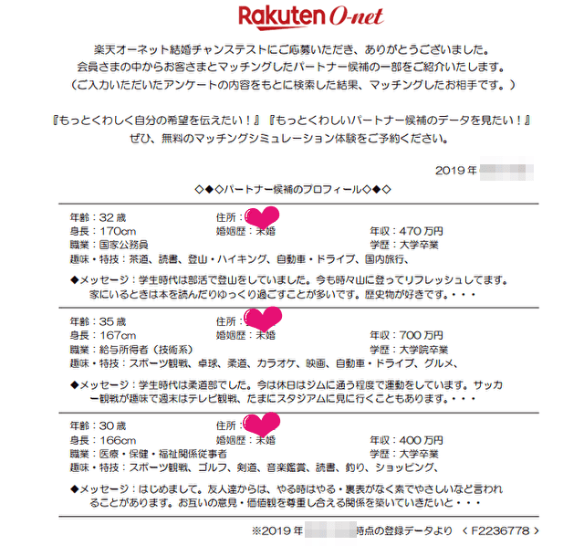 結婚チャンステスト診断結果 結婚チャンステスト診断結果