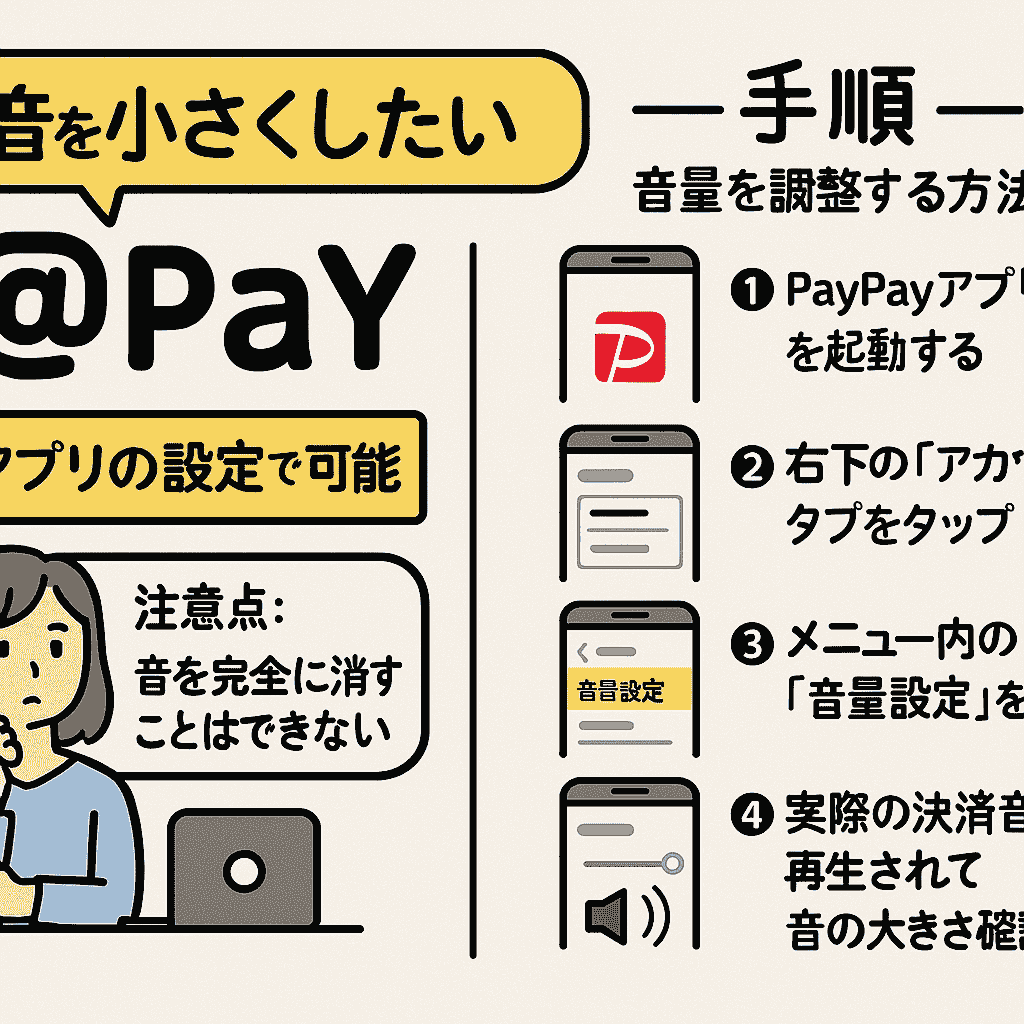 paypay 音 変更