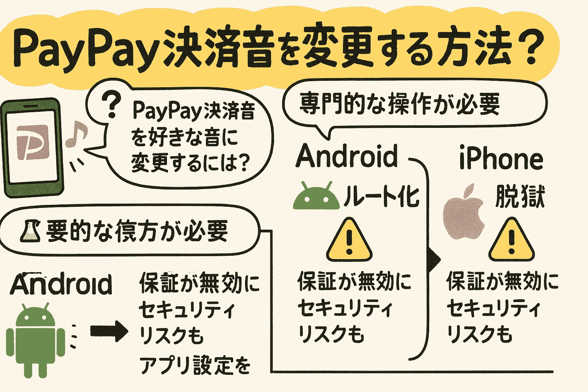 paypay 音 変更