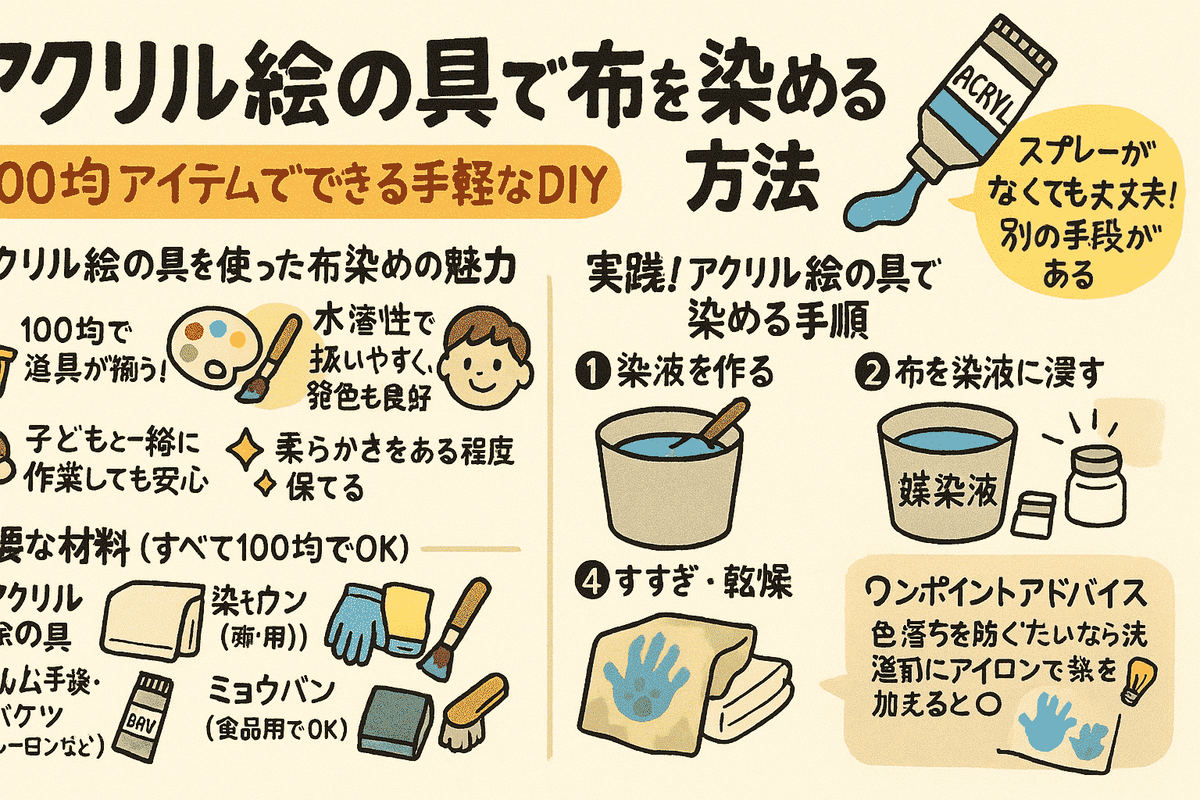 ダイソーで買える布染めグッズ！おすすめアイテムと活用法 - oyakudachi’s diary