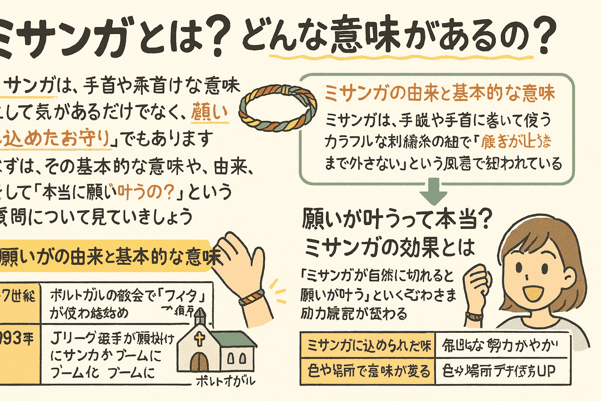 足首 ミサンガ 意味