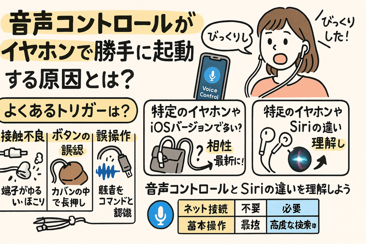 iphone 音声 コントロール 勝手 に 起動
