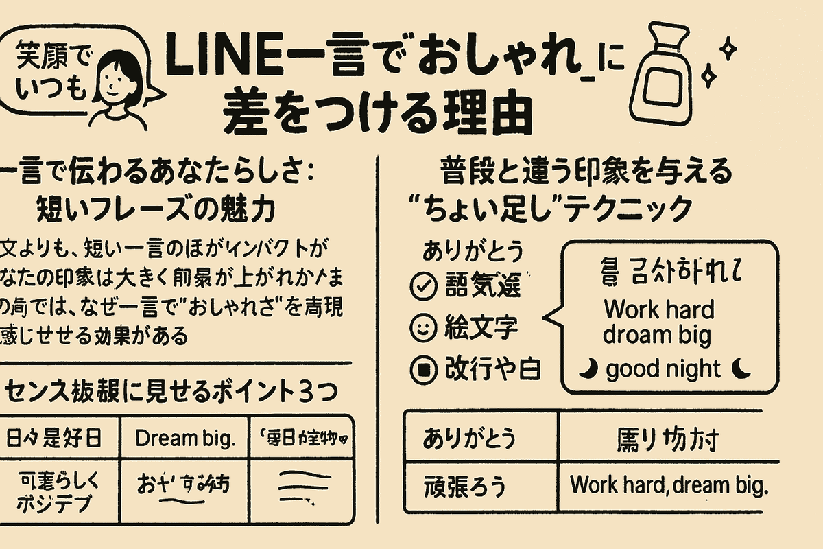 line ステメ おしゃれ