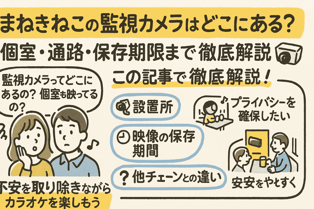 カラオケ 監視 カメラ まねきねこ