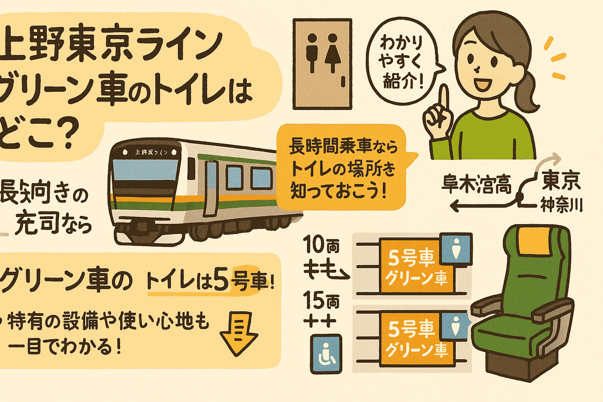 上野 東京 ライン トイレ