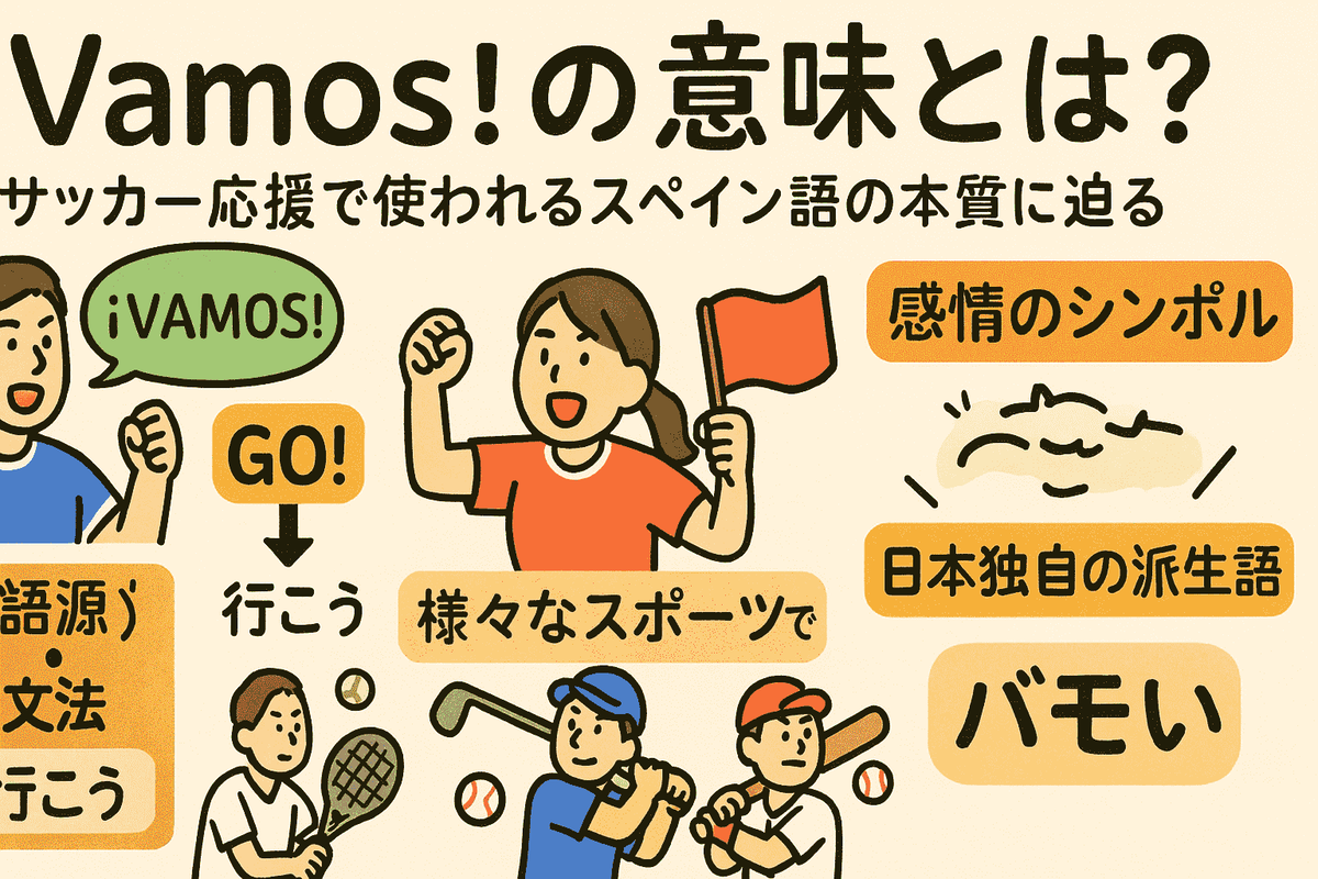 バモスの意味とは?サッカー応援で使われるスペイン語の本質に迫る