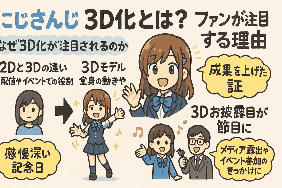 にじさんじ3D化とは?ファンが注目する理由