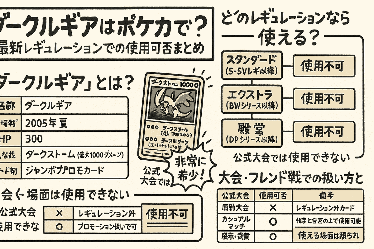 ダークルギア ポケカ 状態要確認 ダークルギア プロモ ジャンボカード 