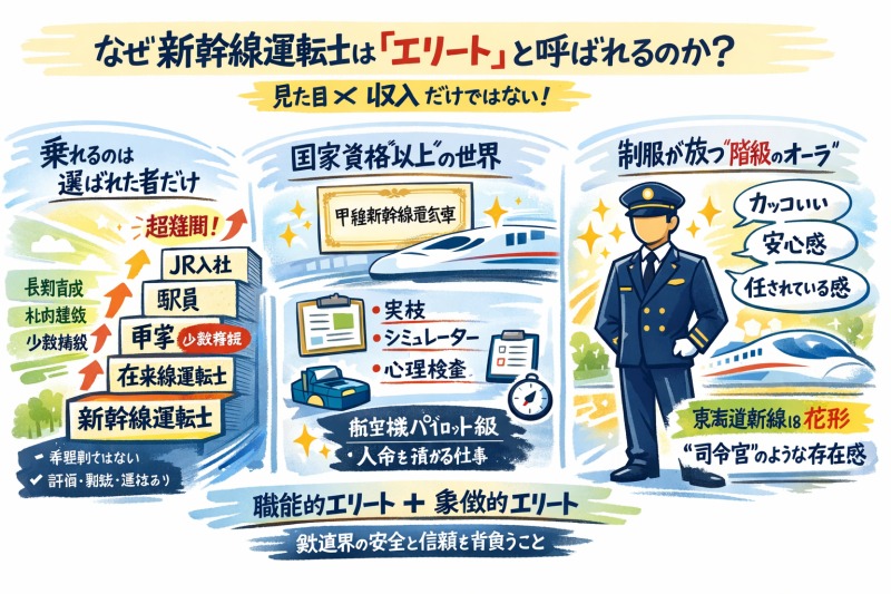 なぜ新幹線運転士は「エリート」扱いされるのか？