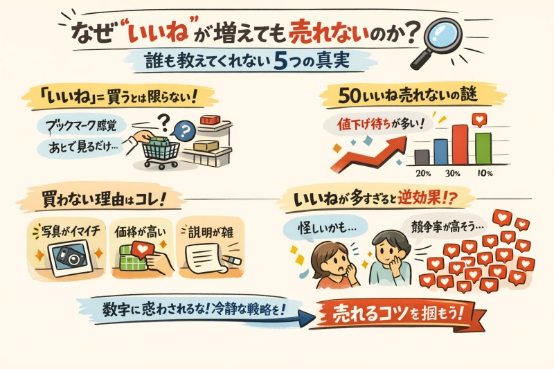 なぜ“いいね”が増えても売れないのか？誰も教えてくれない5つの真実
