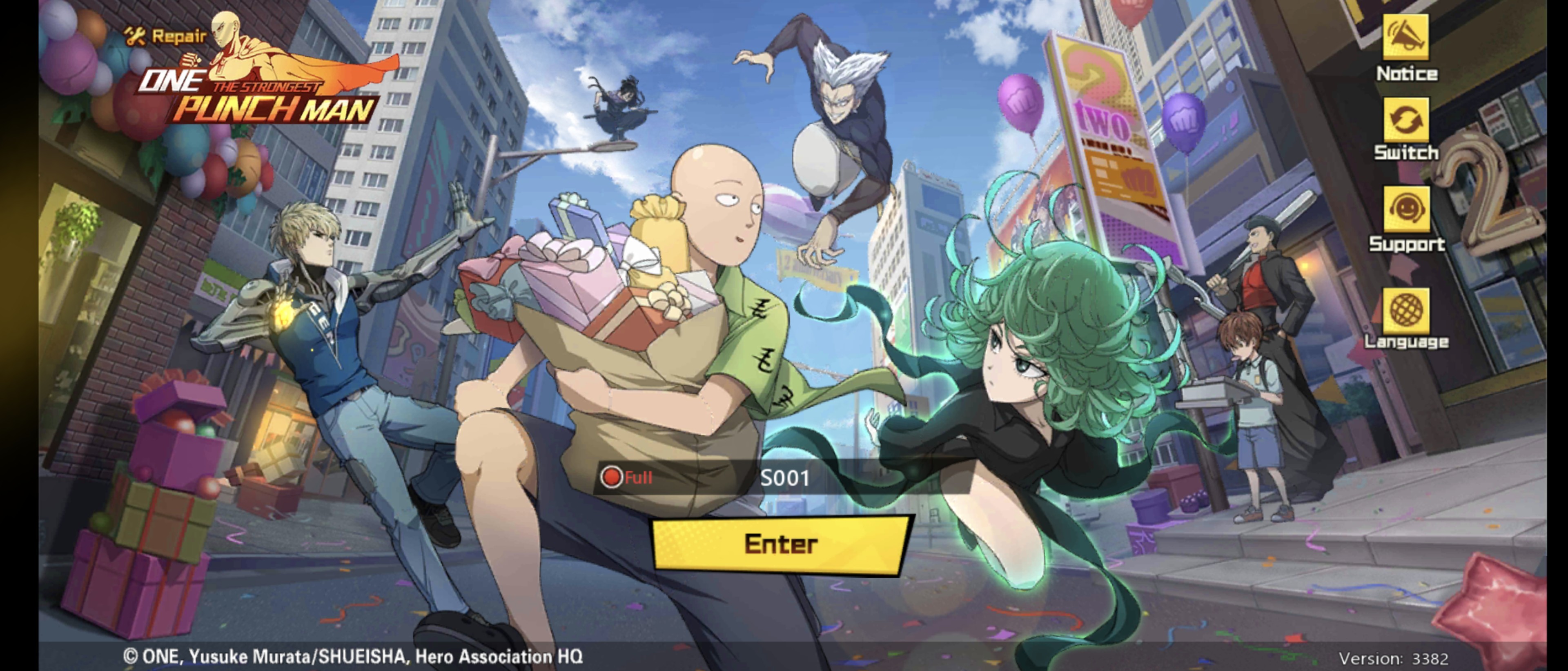 【値下げ対応可】ワンパンマン　一撃マジファイト　パズルポスター　非売品 ワンパンマン1撃マジファイト】ONE PUNCH MAN 一撃マジファイト:対戦