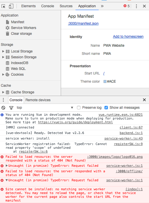 Nuxt(Vue)でservice workersを動かしたい カメ飼ってる新米エンジニアの覚書き