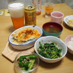 夕食