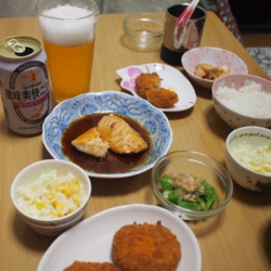 夕食