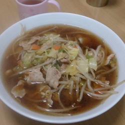 2/17　ランチのラーメン