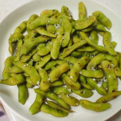 焼き枝豆にチャレンジ