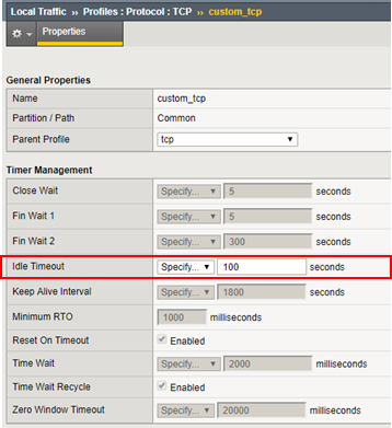 Bigip Profile Tcp のidol Timeoutについて 備忘録 にわかエンジニアが好きなように書く