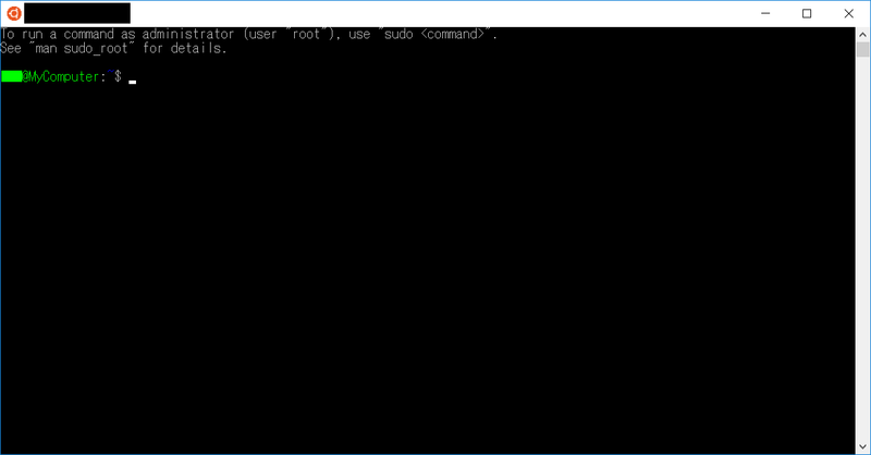 Wsl Windows Subsystem For Linux でlinuxのお勉強 Taqqun Blog