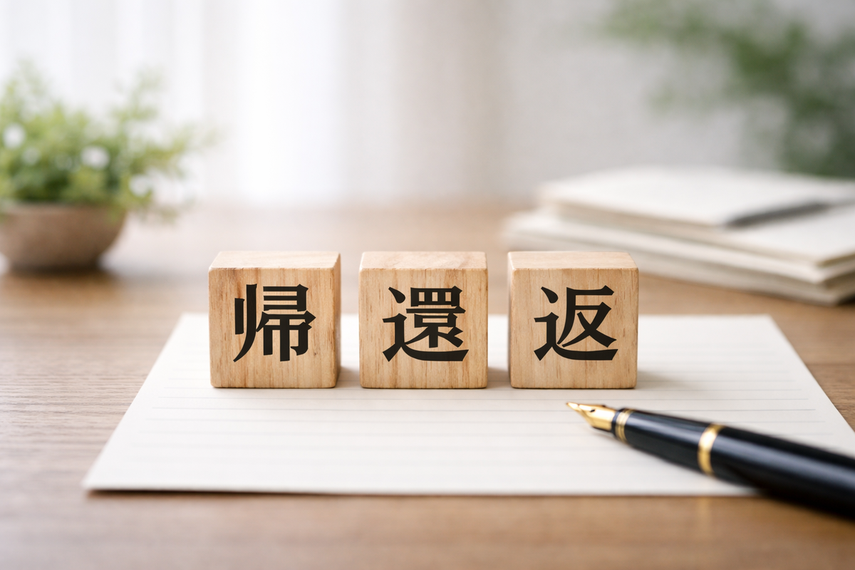 作文・メールで使える!帰る・還る・返るの使い分け - 暮らしのちょっと工夫帳
