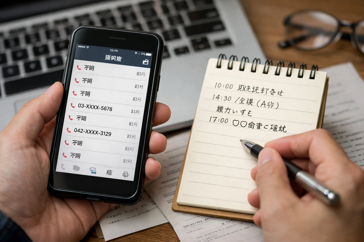 18550・18555から始まる電話番号は何？1855との違いと折り返す前の確認