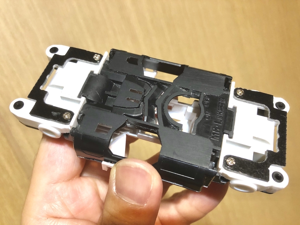 ミニ四駆　msフレキ　前後一軸アンカー MSフレキ】スペアマシン製作日誌 その13 リヤアンカー②-まめ模型