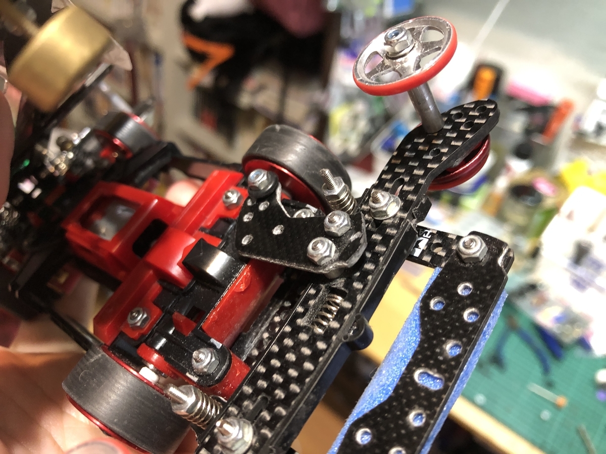 ミニ四駆作ってみた〜その348 「ジャパンカップ2019対策：スラダン連動ブレーキ」 ミニ四駆作ってみた