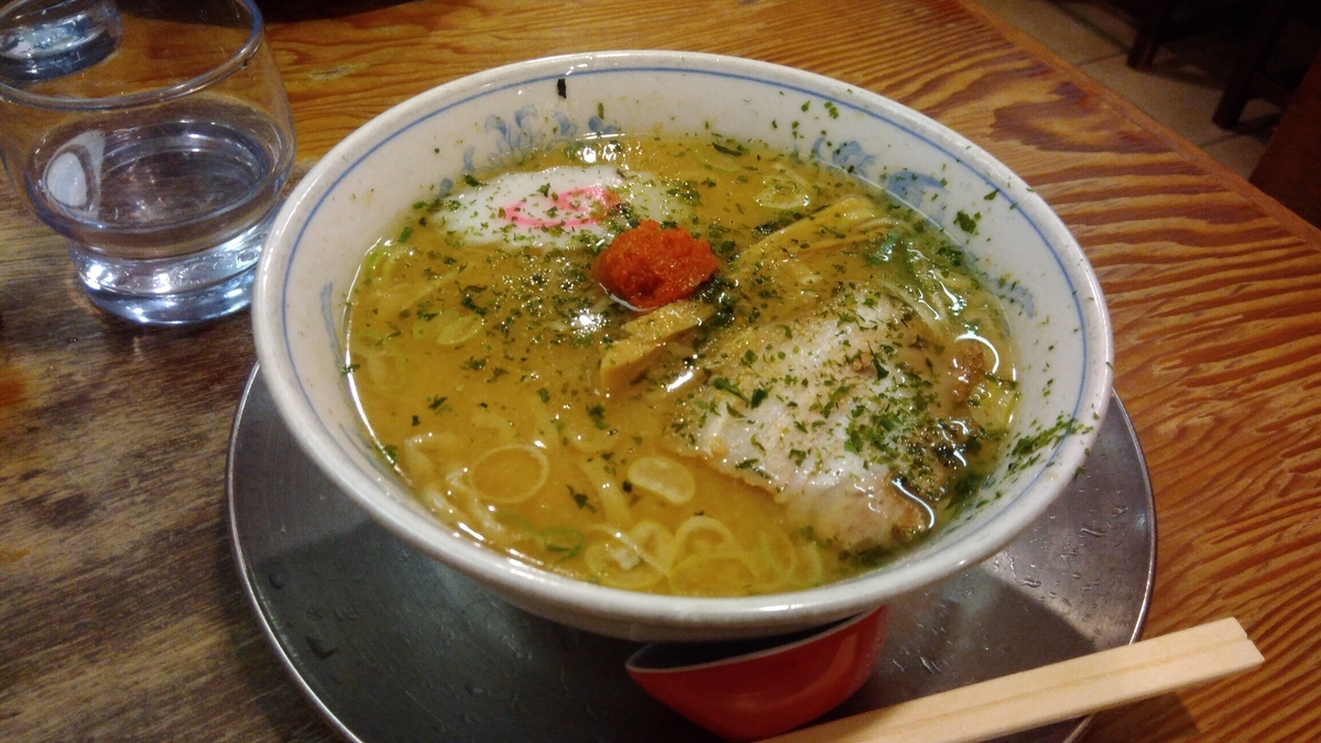 めっちゃ麺が太い味噌ラーメン