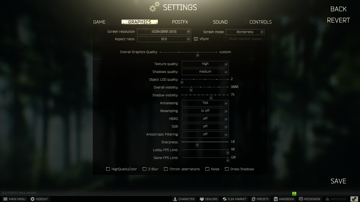 Tarkov Fps 稼ぐ 設定 ぽくつニコフ Tarkov Fps 稼ぐ 設定 ぽくつニコフ