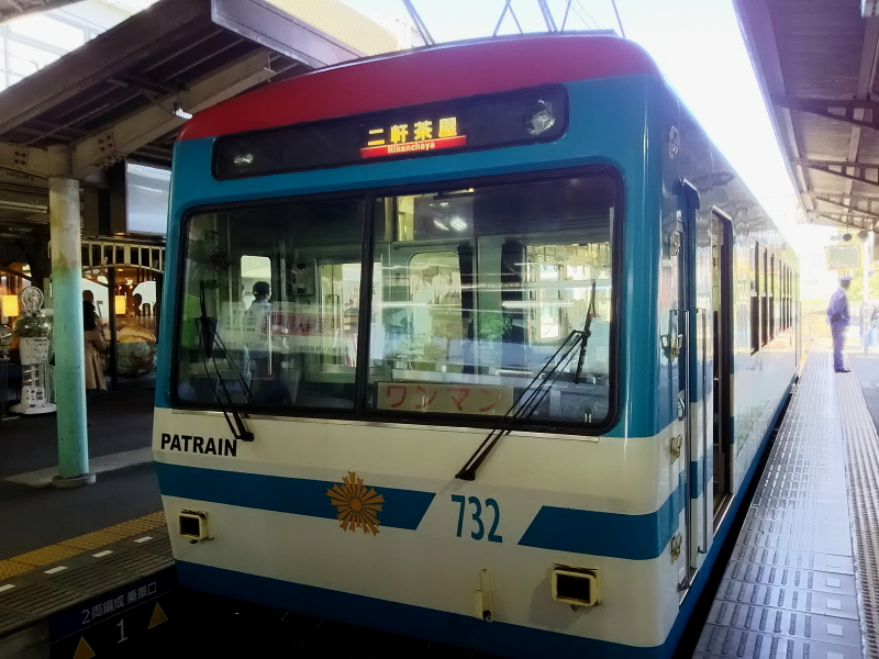 比叡電車の一両編成電車 比叡電車の一両編成電車
