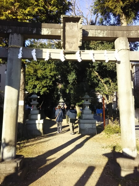 青渭神社の鳥居
