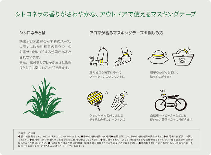 アウトドアでも使えるマスキングテープの使い方 アウトドアでも使えるマスキングテープの使い方アウトドアでも使えるマスキングテープの使い方