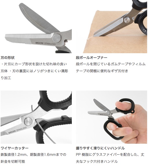 「携帯マルチハサミ」の機能