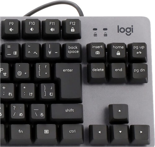 Logicool(ロジクール ) 有線 メカニカルキーボード K835GPR シンプルなデザインでコスパ◎な有線テンキーレスキーボード