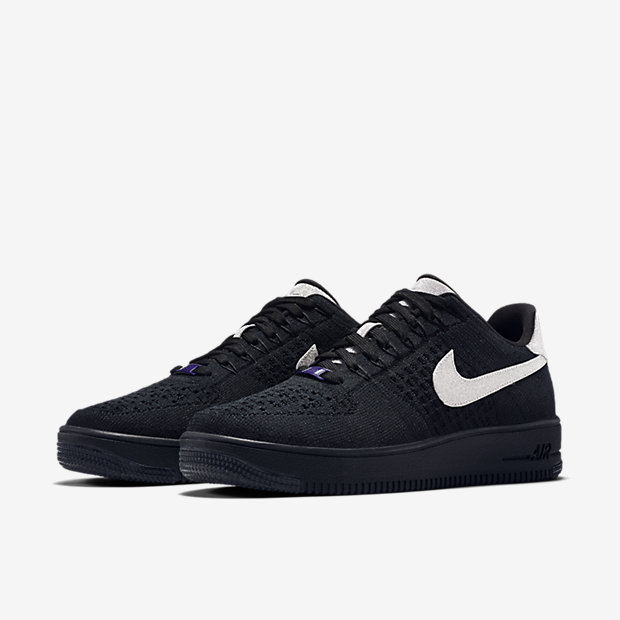 air force 1 ultra flyknit low black