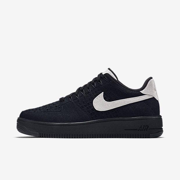 nike air force 1 low black reflective