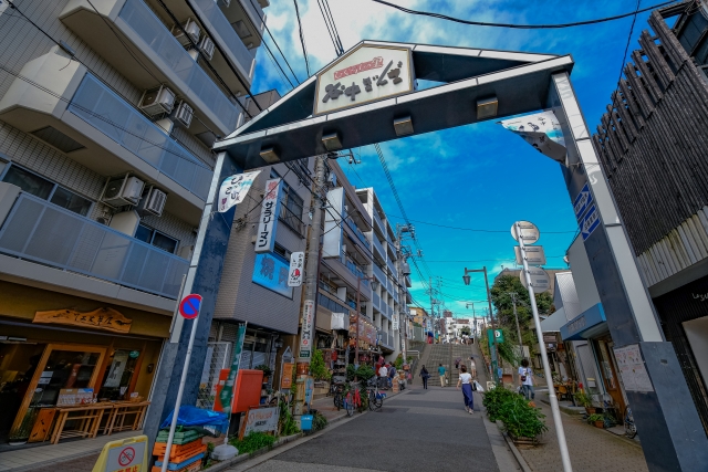 冬の商店街グルメ