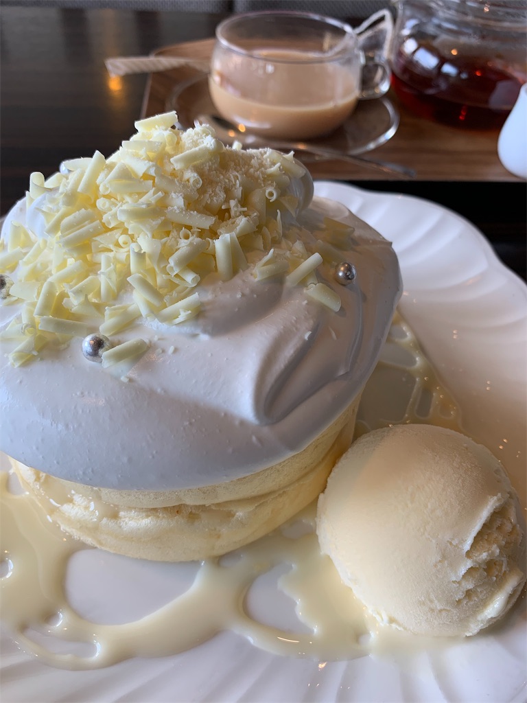 さかい珈琲 パンケーキ スイーツとこどもと私