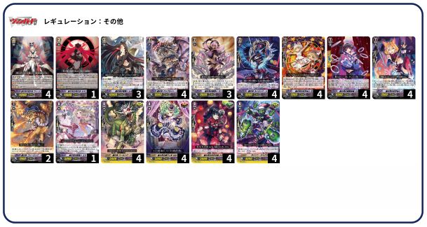 ヴァンガード】ゲートボール サンプルリスト - ポンさん日記