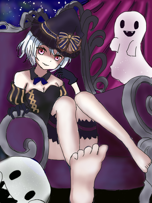 ハッピーハロウィン イブイブ 魔女っ子のイラスト描いてみました ハッピーハロウィン イブイブ 魔女っ子のイラスト描いてみました