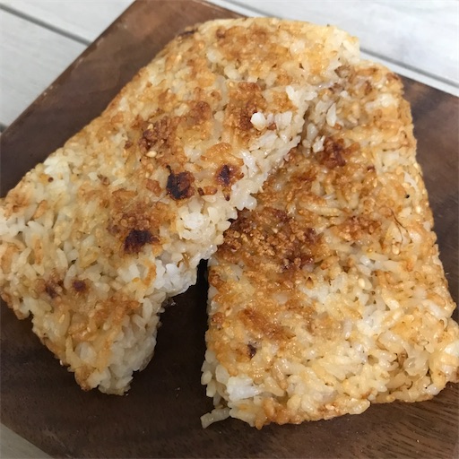 ホットサンドメーカーで焼きおにぎり作ってみた！【レシピ