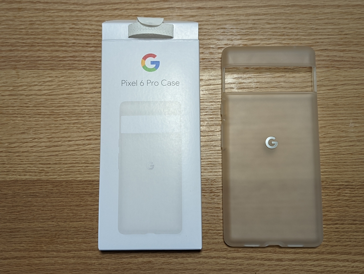 Google Pixel - Google pixel6 未使用　純正ケース付き Google Pixel - 【ほぼ未使用】Pixel 6 Pro 純正ケース Light