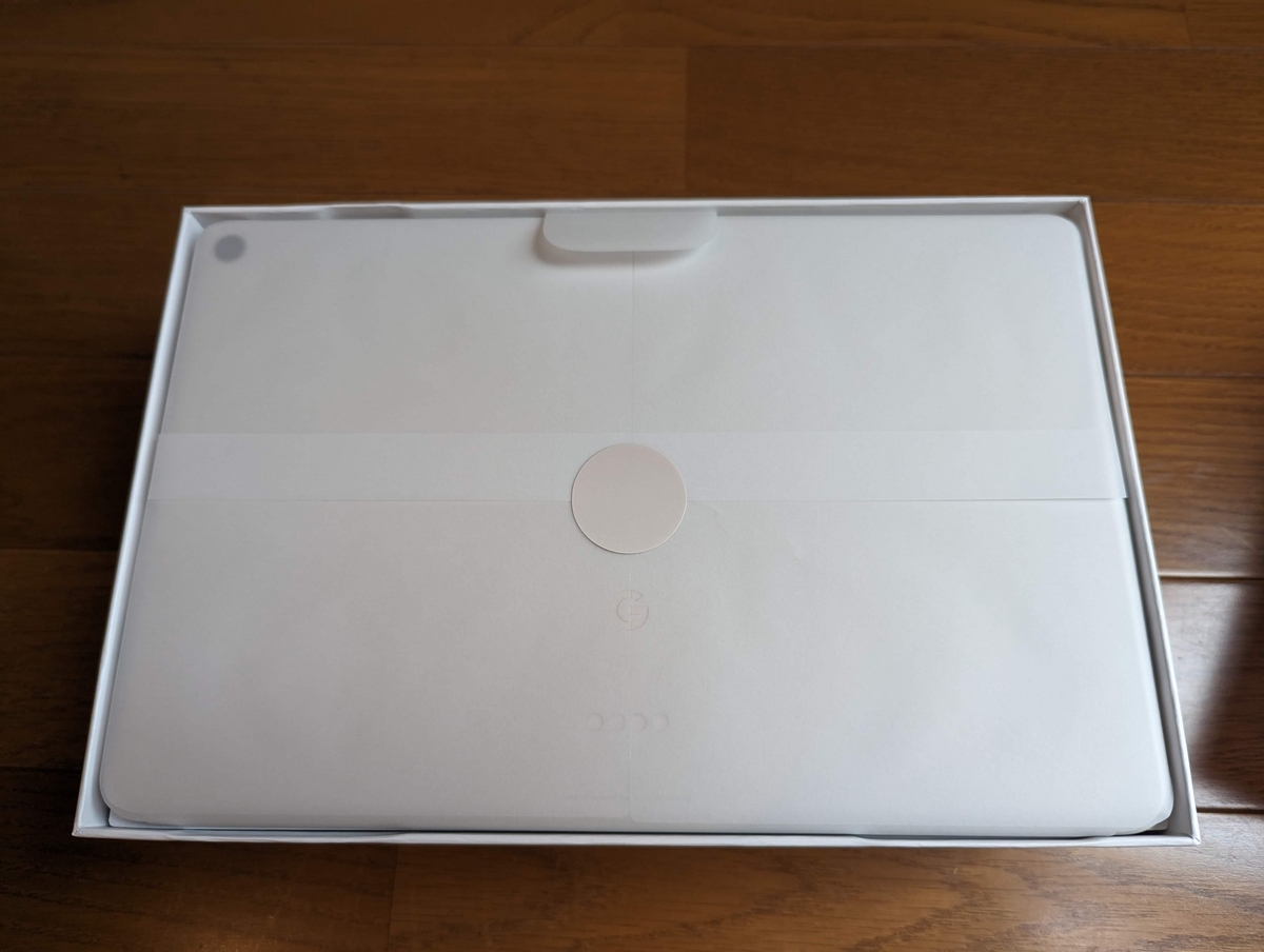 Google Pixel Tabletが届いたので開封して使ってみたレビュー 