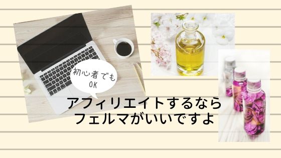 初心者でもOKアフィリエイトするならフェルマがいいですよ