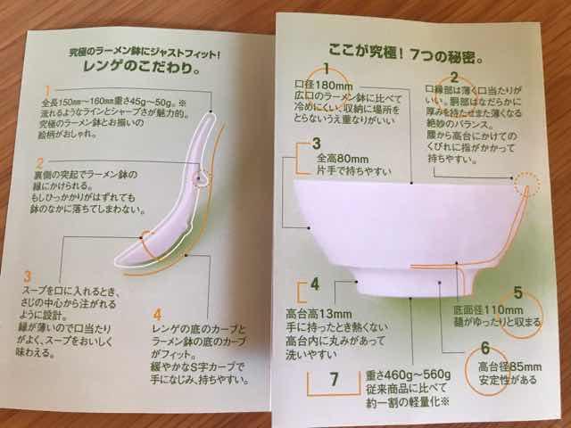 有田焼究極のラーメン鉢説明書