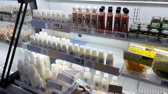 道の駅湘南ちがさきの茅ケ崎牛乳など