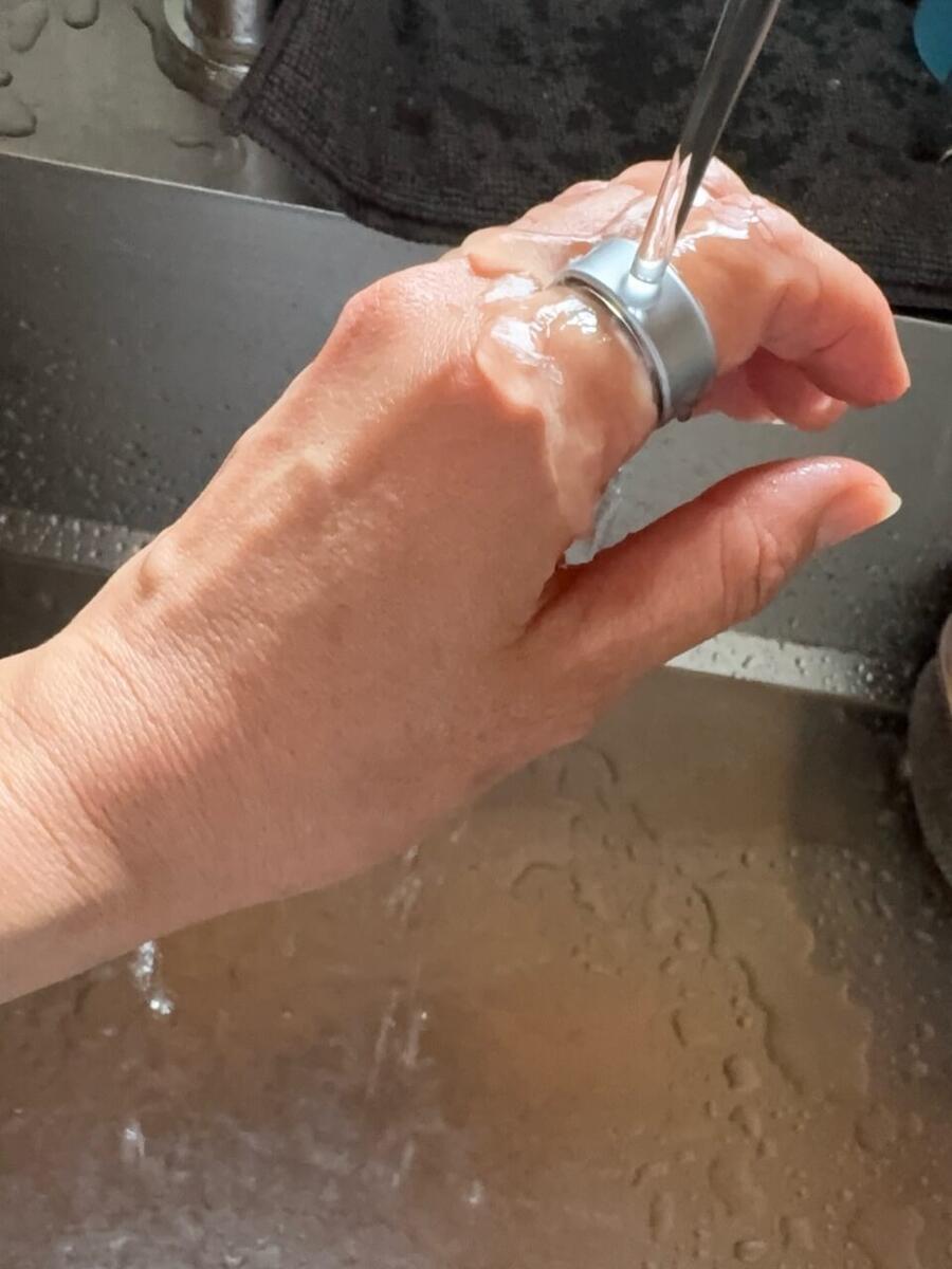 スマートリカバリーリングは防水仕様