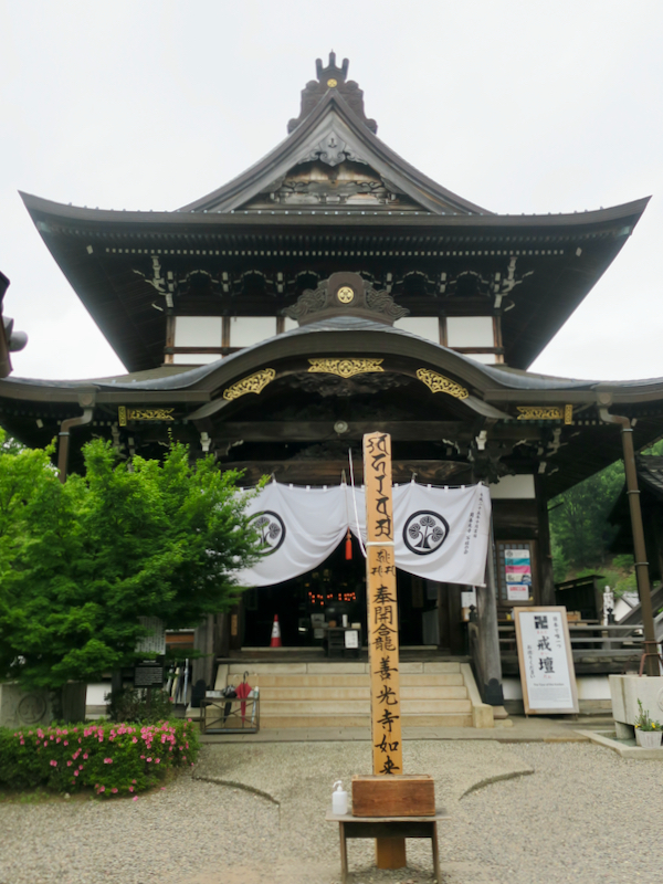 六善光寺御開帳 関善光寺の善光寺如来は小さめだけど 阿弥陀如来の大仏もあるよ ぽん太のよりみち精神科