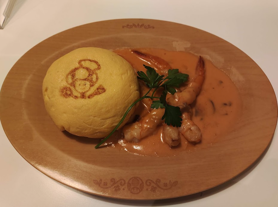 ユニバーサルスタジオジャパン:USJにてキノピオカフェのオムライス)